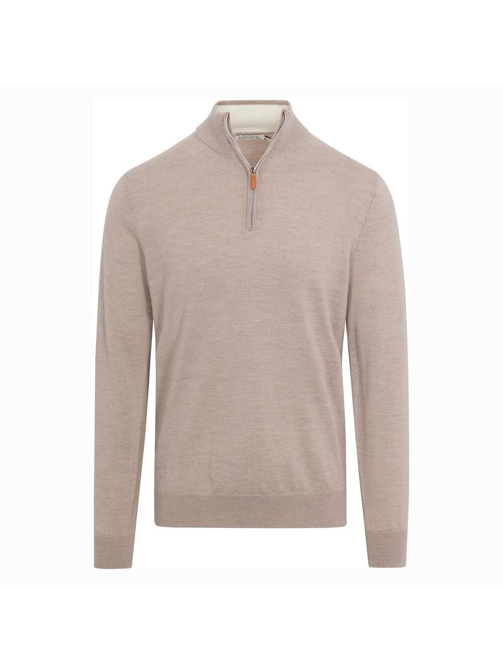 Collars & Co. NWT Cashmere Australian Merino Quarter Zip Sweater - Size Large - Picture 5 of 5